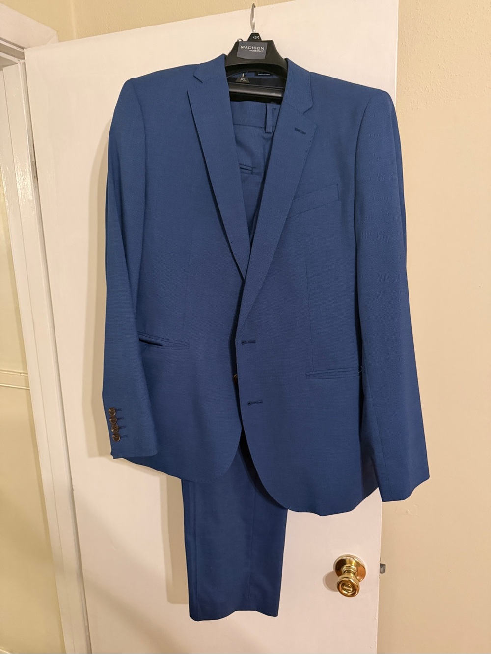 Blue Men's Two-Piece Suit